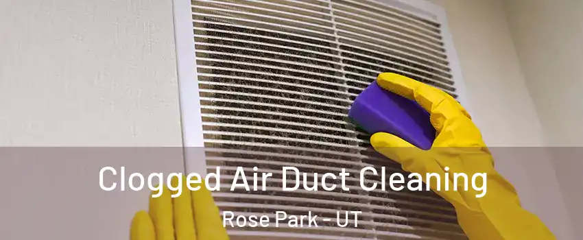Clogged Air Duct Cleaning Rose Park - UT
