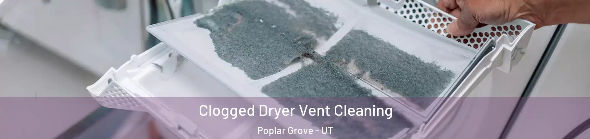 Clogged Dryer Vent Cleaning Poplar Grove - UT