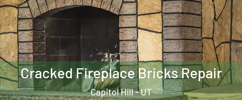 Cracked Fireplace Bricks Repair Capitol Hill - UT