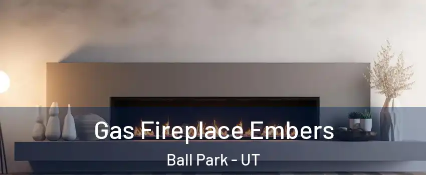 Gas Fireplace Embers Ball Park - UT