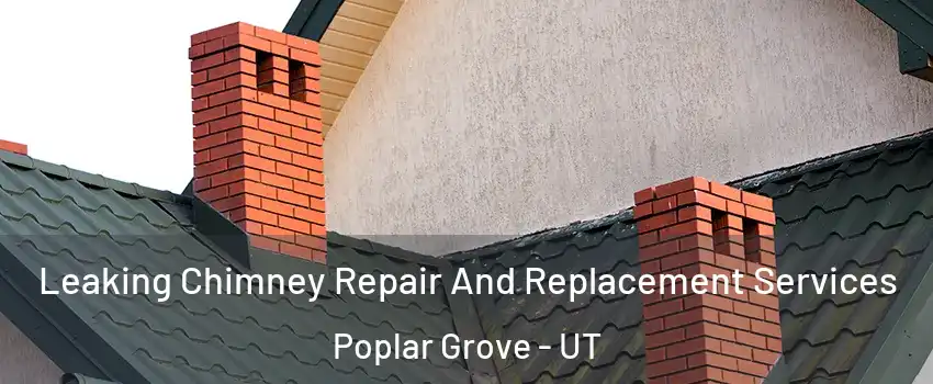 Leaking Chimney Repair And Replacement Services Poplar Grove - UT