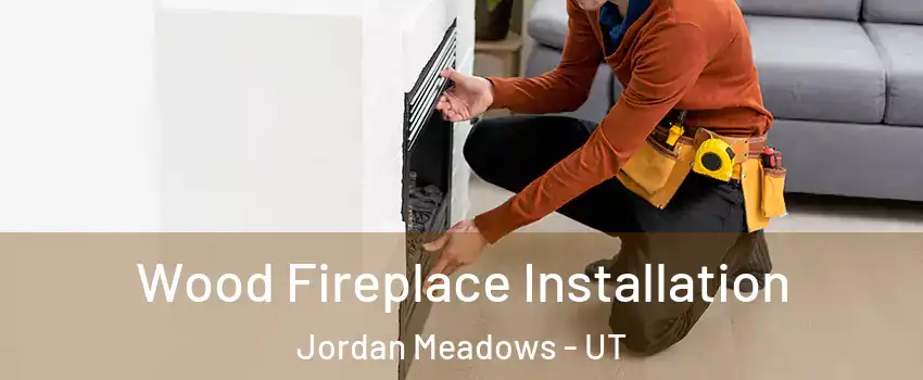Wood Fireplace Installation Jordan Meadows - UT